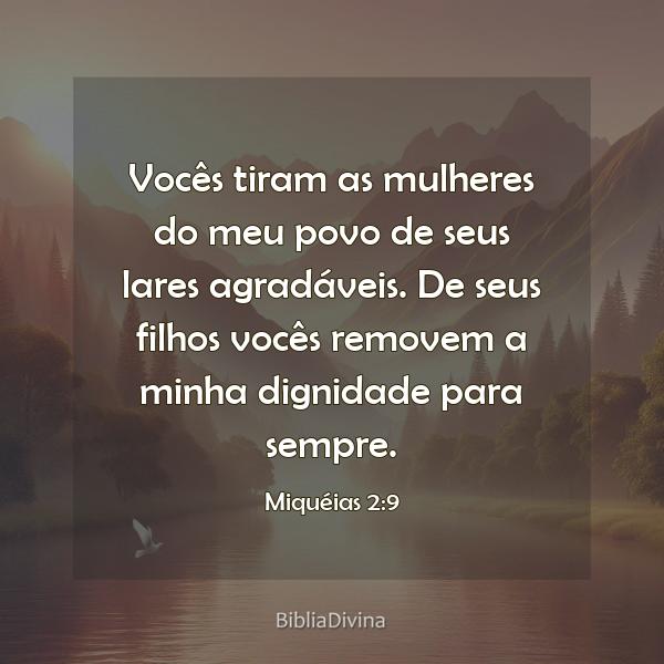 Miquéias 2:9