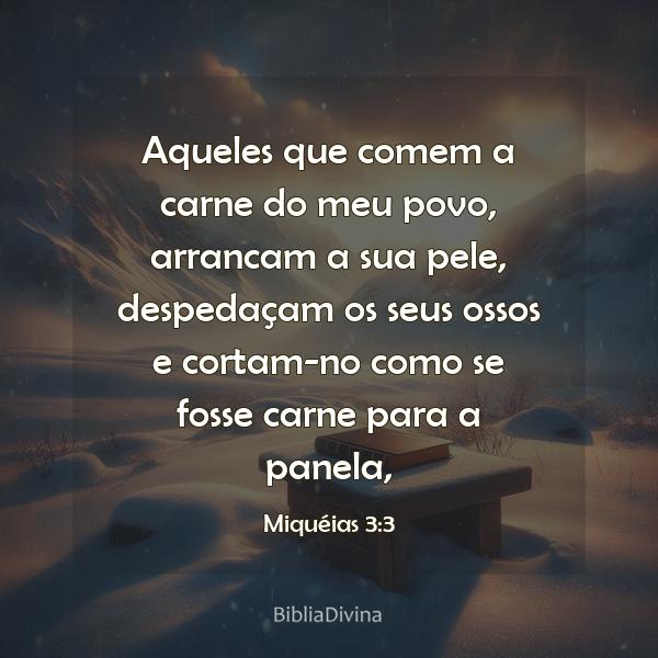 Miquéias 3:3