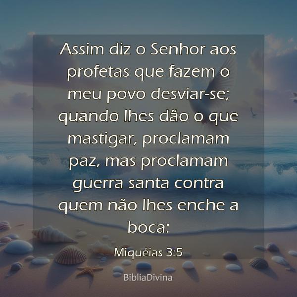 Miquéias 3:5