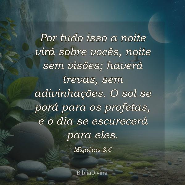 Miquéias 3:6