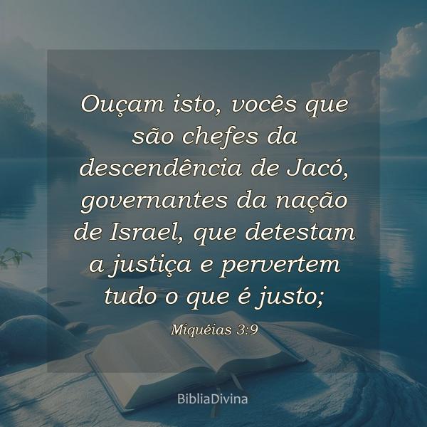 Miquéias 3:9