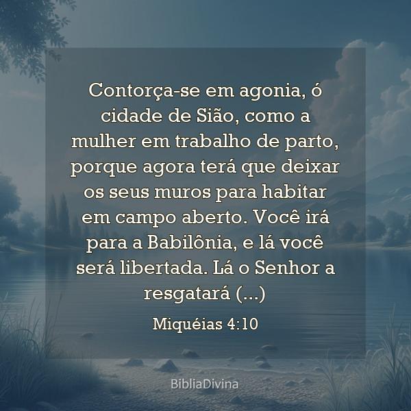 Miquéias 4:10