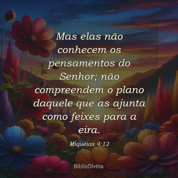 Miquéias 4:12