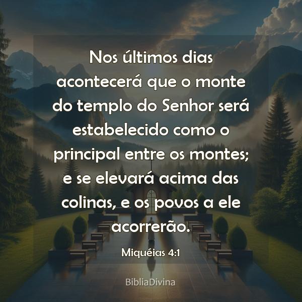 Miquéias 4:1