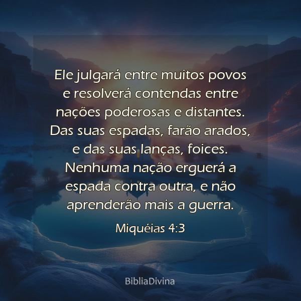 Miquéias 4:3