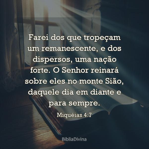 Miquéias 4:7