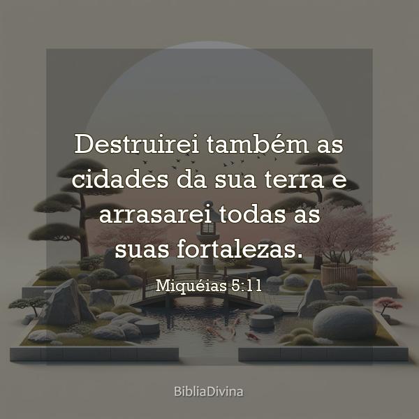 Miquéias 5:11