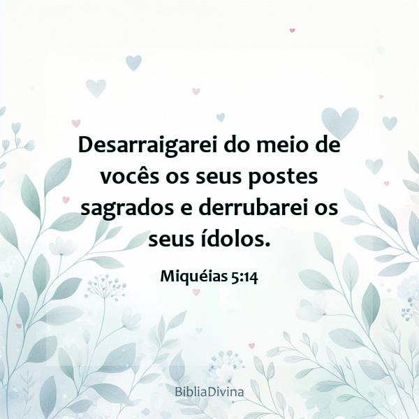 Miquéias 5:14