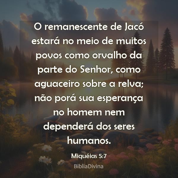 Miquéias 5:7