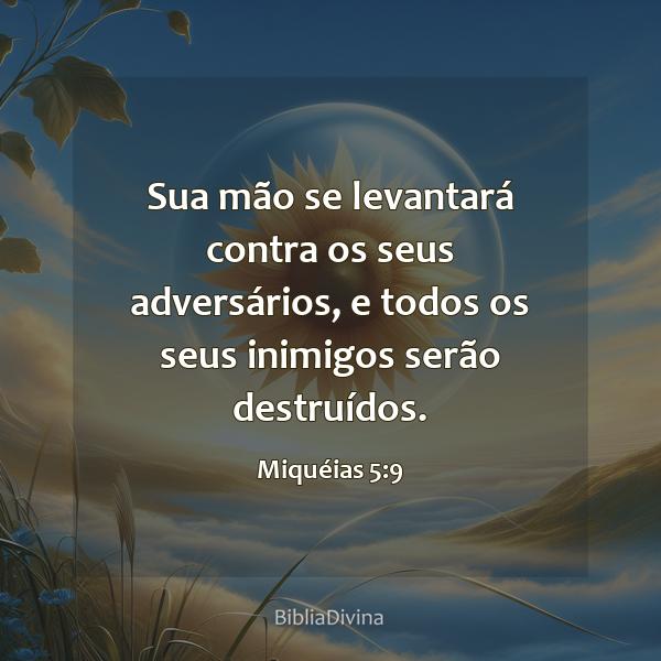 Miquéias 5:9