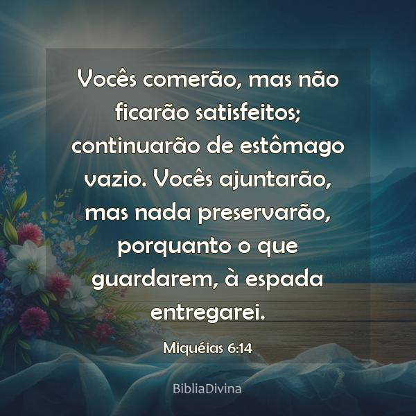 Miquéias 6:14