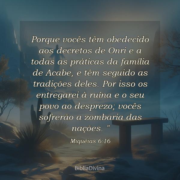 Miquéias 6:16