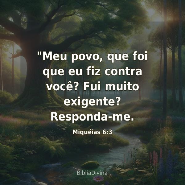 Miquéias 6:3