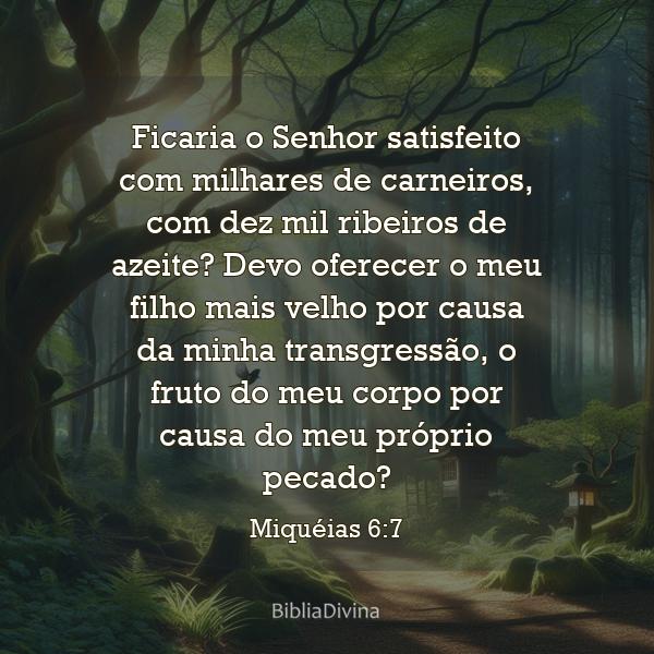 Miquéias 6:7