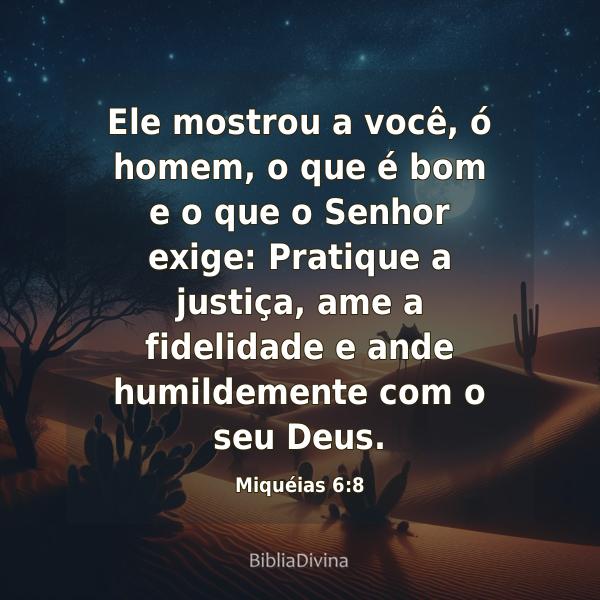 Miquéias 6:8