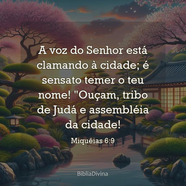 Miquéias 6:9