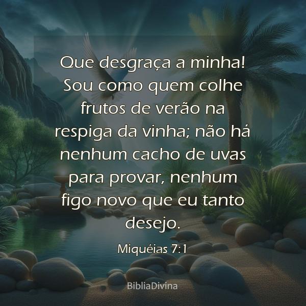 Miquéias 7:1