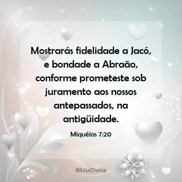 Miquéias 7:20