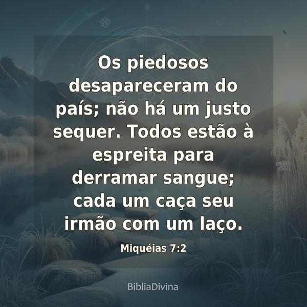 Miquéias 7:2