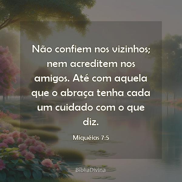 Miquéias 7:5