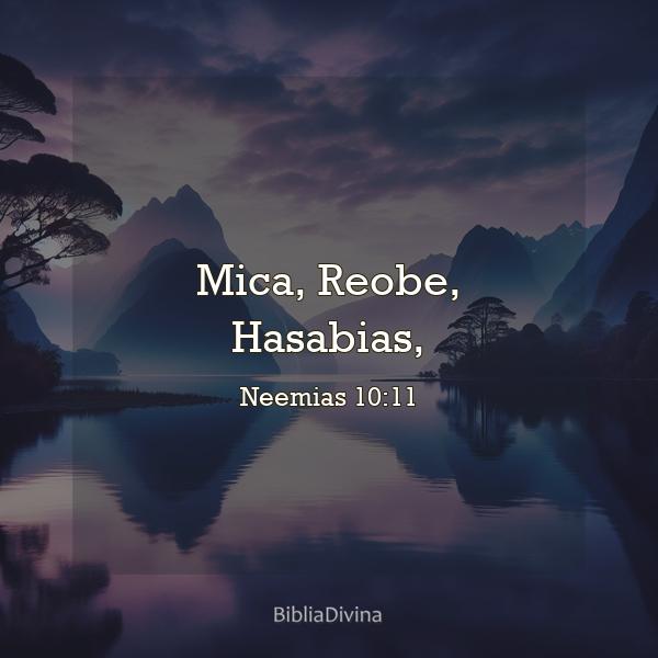 Neemias 10:11