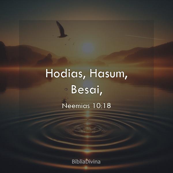 Neemias 10:18