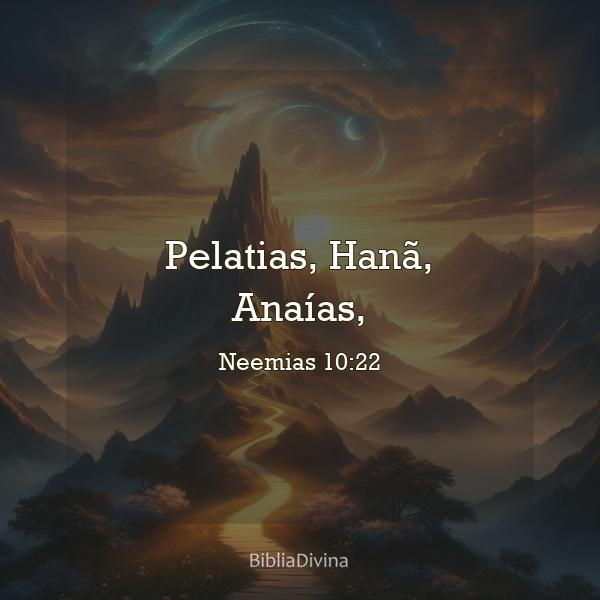 Neemias 10:22