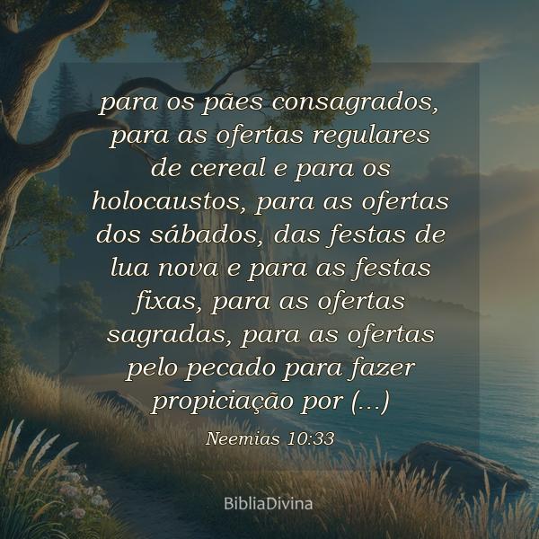 Neemias 10:33