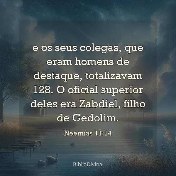 Neemias 11:14