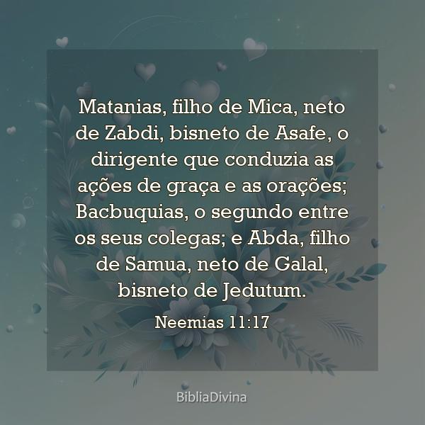 Neemias 11:17