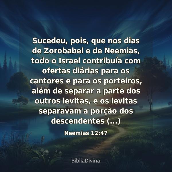 Neemias 12:47