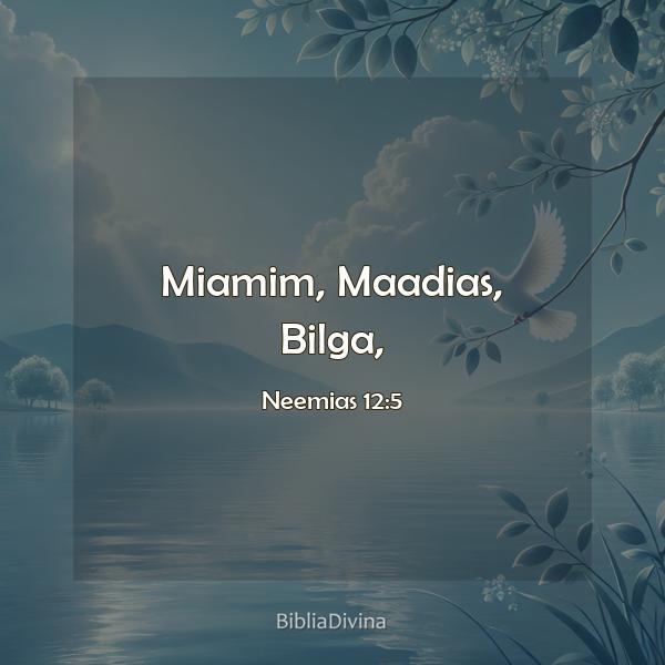 Neemias 12:5