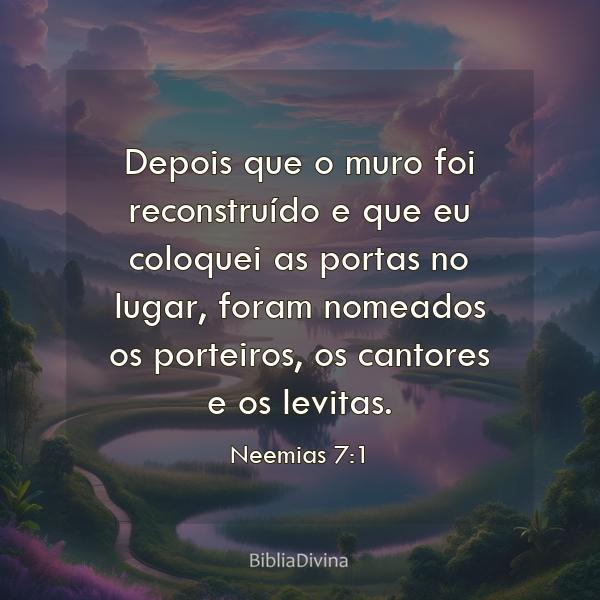 Neemias 7:1