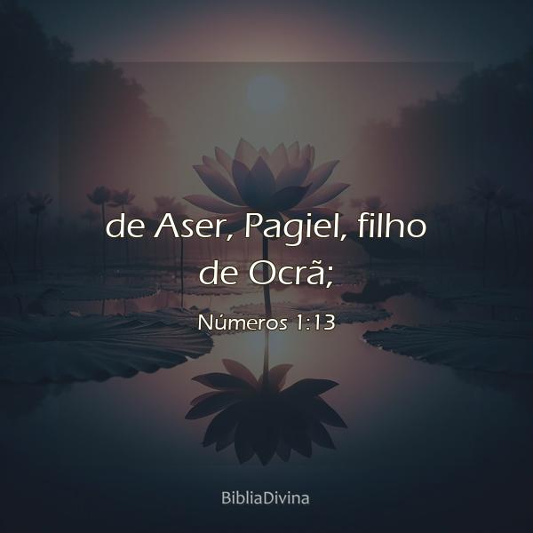 Números 1:13