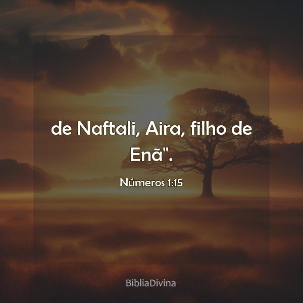 Números 1:15