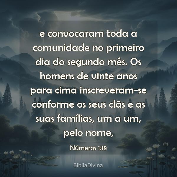 Números 1:18