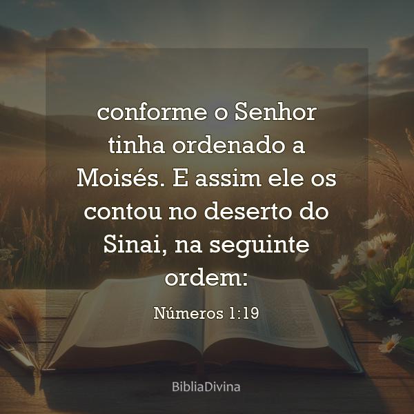 Números 1:19