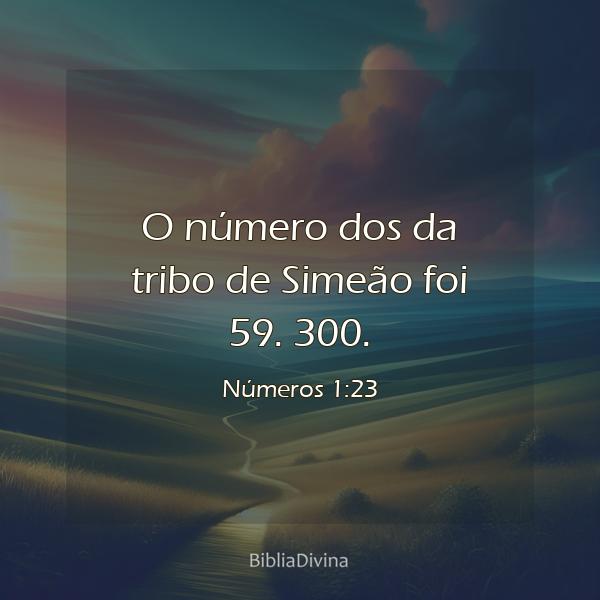 Números 1:23