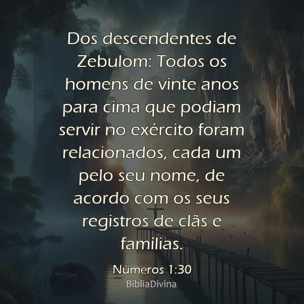 Números 1:30