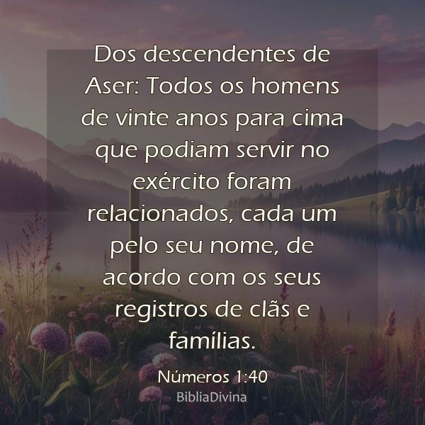 Números 1:40