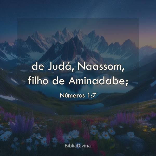 Números 1:7