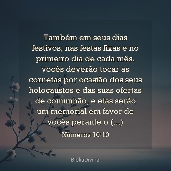 Números 10:10