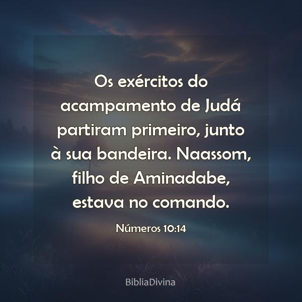 Números 10:14