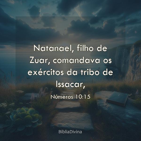 Números 10:15