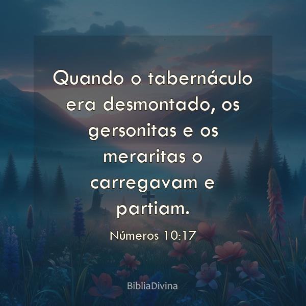 Números 10:17