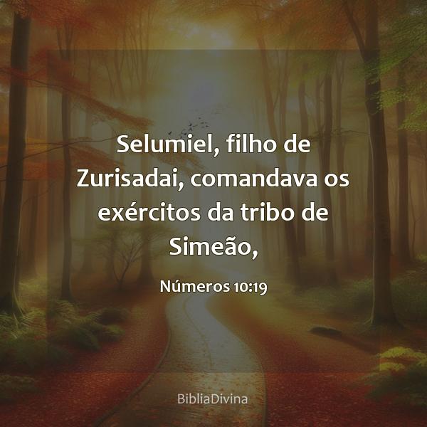 Números 10:19