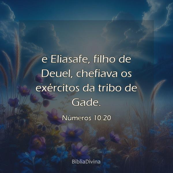 Números 10:20