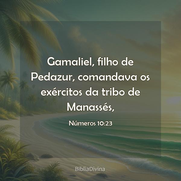 Números 10:23