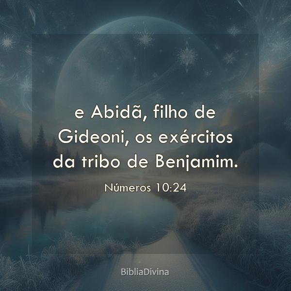 Números 10:24