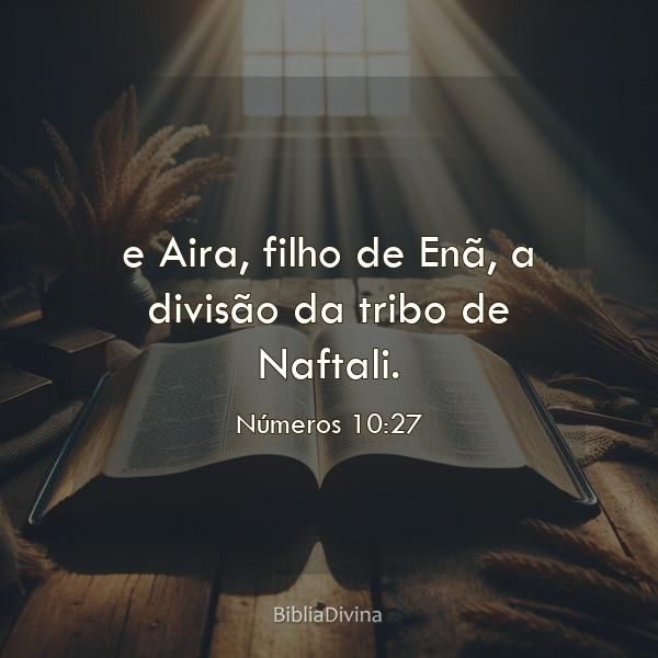 Números 10:27